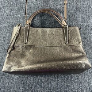 COACH The Borough Satchel Bag Metallic Gold Chic Luxury